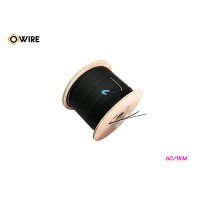 สายไฟเบอร์ออฟติก SM 6 CORE FRP, LSZH Flat Type (1KM)