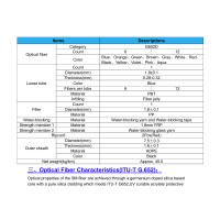 สายไฟเบอร์ออฟติก MINI ADSS SM 6 CORE (1KM)