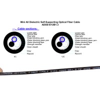 สายไฟเบอร์ออฟติก MINI ADSS SM 6 CORE (1KM)