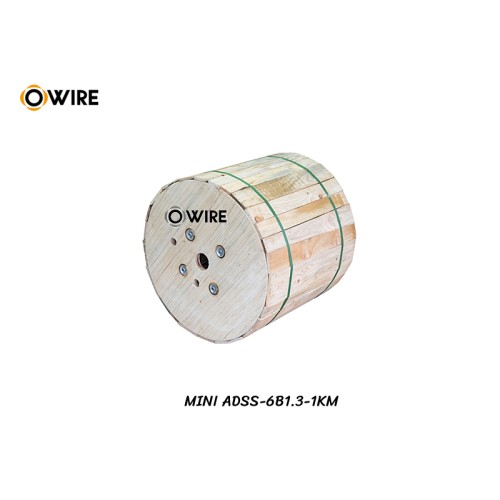 สายไฟเบอร์ออฟติก MINI ADSS SM 6 CORE (1KM)