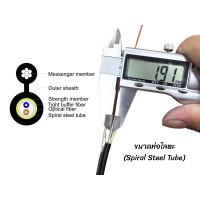 FTTH SM FIG8 Armored 2C เข้าหัว SC/UPC (150M)