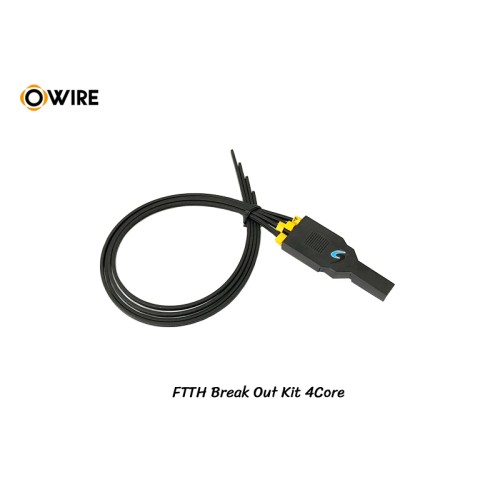 สายแยกคอร์ไฟเบอร์ชนิด Flat Type 4 Core (30CM) สายแยกคอร์ไฟเบอร์ชนิด Flat Type 4 Core (30CM)