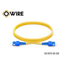 Patch Cord SC-SC (UPC) SM Duplex ยาว 5 เมตร