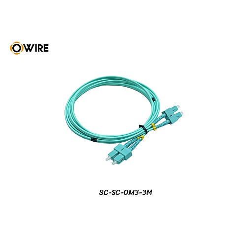 Patch Cord SC-SC MM OM3 Duplex ยาว 3 เมตร