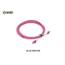 Patch Cord LC-LC MM OM4 Duplex ยาว 3 เมตร