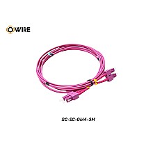 Patch Cord SC-SC MM OM4 Duplex ยาว 3 เมตร