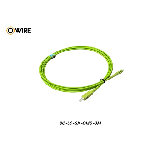 Patch Cord SC-LC MM OM5 Simplex ยาว 3 เมตร