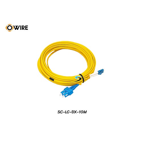 Patch Cord SC-LC (UPC) SM Duplex ยาว 10 เมตร