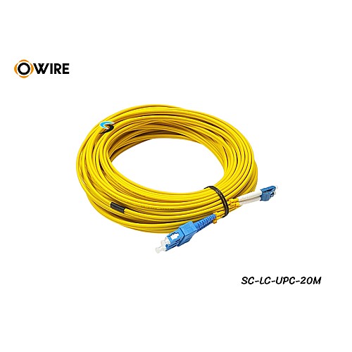 Patch Cord SC-LC (UPC) SM Duplex ยาว 20 เมตร