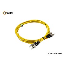 Patch Cord FC-FC (UPC) SM Duplex ยาว 3 เมตร