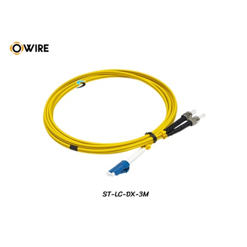 Patch Cord ST-LC (UPC) SM Duplex ยาว 3 เมตร