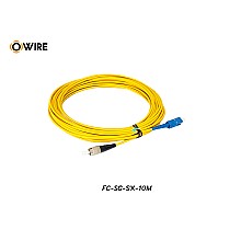 Patch Cord SC-FC (UPC) SM Simplex ยาว 10 เมตร