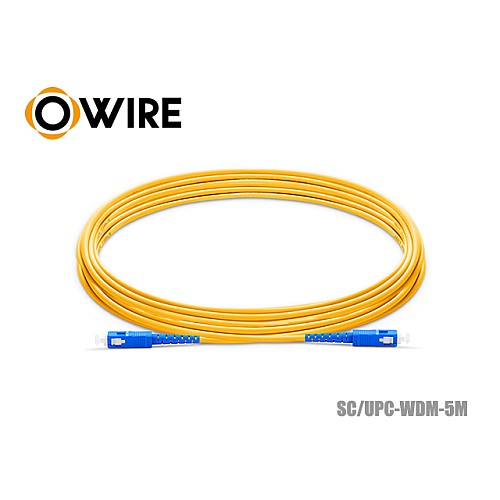Patch Cord SC-SC (UPC) SM Simplex ยาว 5 เมตร