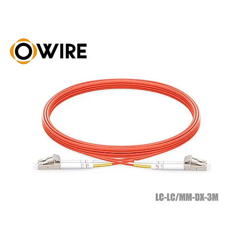 Patch Cord LC-LC MM OM2 Duplex ยาว 3 เมตร