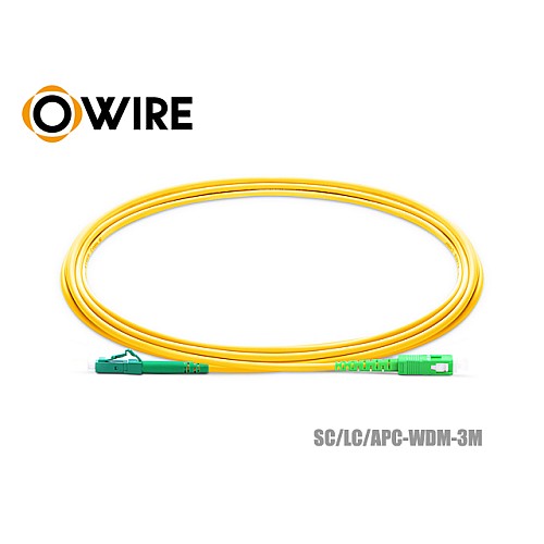 Patch Cord SC-LC (APC) SM Simplex ยาว 3 เมตร