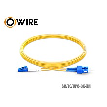 Patch Cord SC-LC (UPC) SM Duplex ยาว 3 เมตร