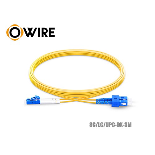 Patch Cord SC-LC (UPC) SM Duplex ยาว 3 เมตร