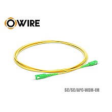 Patch Cord SC-SC (APC) SM Simplex ยาว 1 เมตร