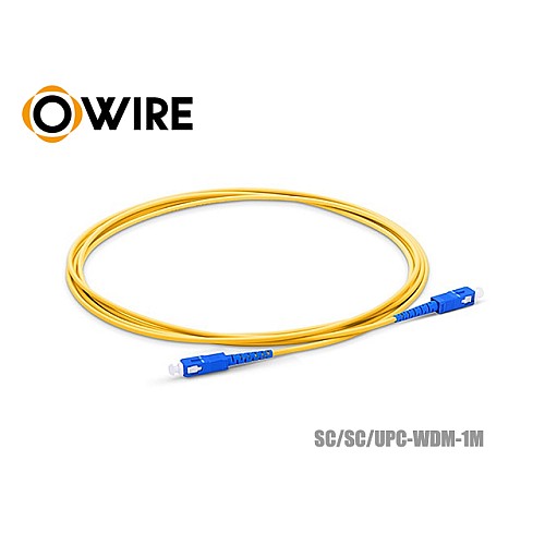 Patch Cord SC-SC (UPC) SM Simplex ยาว 1 เมตร