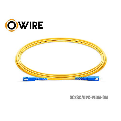 Patch Cord SC-SC (UPC) SM Simplex ยาว 3 เมตร
