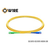 Patch Cord SC/APC-SC/UPC SM Simplex ยาว 3 เมตร