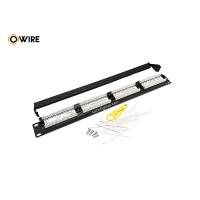 OWIRE PATCH PANEL CAT6 24 PORT 1U