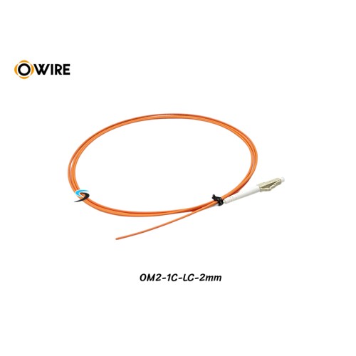 Pigtail 1 Core LC/UPC MM OM2 2mm ยาว 1.5 เมตร Pigtail 1 Core LC/UPC MM OM2 2mm ยาว 1.5 เมตร