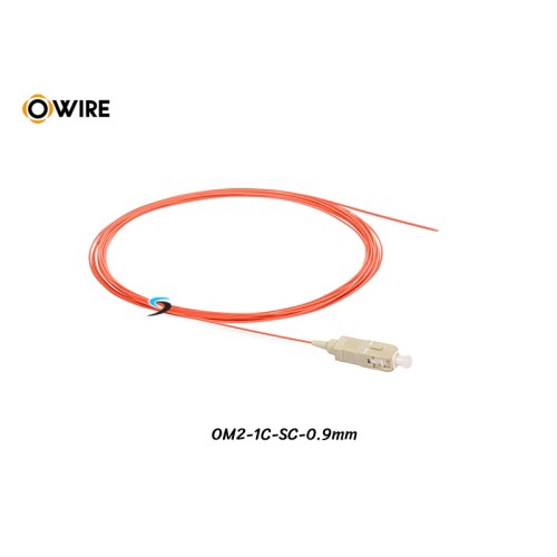 Pigtail 1 Core SC/UPC MM OM2 0.9mm ยาว 1.5 เมตร