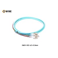 Pigtail 12 Core LC/UPC MM OM3 0.9mm ยาว 1.5 เมตร