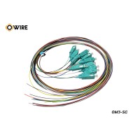 Pigtail 12 Core SC/UPC MM OM3 0.9mm ยาว 1.5 เมตร