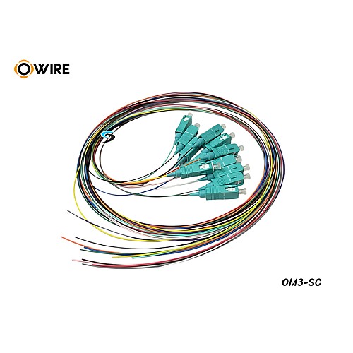 Pigtail 12 Core SC/UPC MM OM3 0.9mm ยาว 1.5 เมตร