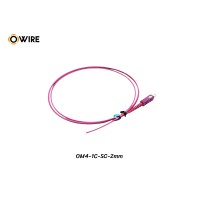 Pigtail 1 Core SC/UPC MM OM4 2mm ยาว 1.5 เมตร