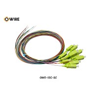 Pigtail 12 Core SC MM OM5 0.9mm ยาว 1.5 เมตร