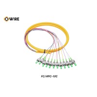 Pigtail 12 Core FC/APC SM 0.9mm ยาว 1.5 เมตร