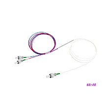 PLC Splitter FC/APC 1X2 MINI Type (60/40)