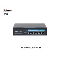 Gigabit PoE Switch Dahua 4 Port + 2GE Uplink