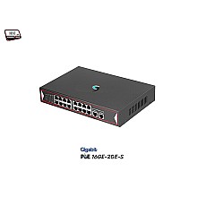 Gigabit PoE Switch 16GE PoE + 2GE (Small)