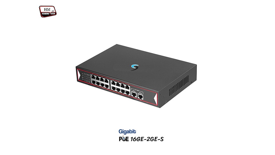 Gigabit PoE Switch 16GE PoE + 2GE (Small)