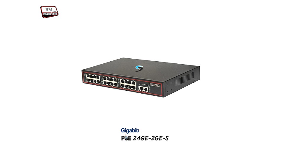 Gigabit PoE Switch 24GE POE + 2GE (small)