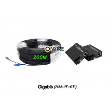 สายไฟเบอร์ออฟติก 1 Core 200 เมตร + Media BIDI 1G
