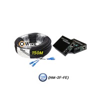 สายไฟเบอร์ออฟติก 2 Core 150 เมตร + Media DX 10/100