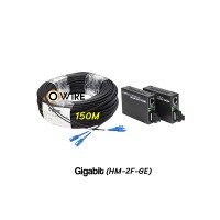สายไฟเบอร์ออฟติก 2 Core 150 เมตร + Media DX 1G