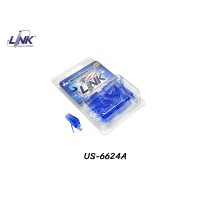 LINK Plug Boots CAT6 สีฟ้าใส รุ่น US-6624A (10 ชิ้น)