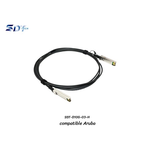 SFP+ (10G) DAC Twinax Cable Compatible Aruba (3M)
