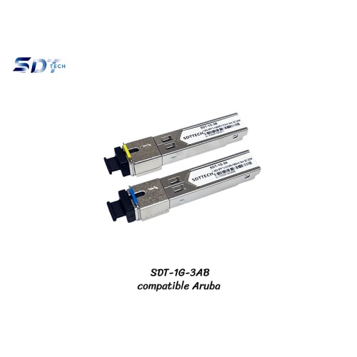 1.25G SFP SC Bidi Compatible Aruba DDM 3KM