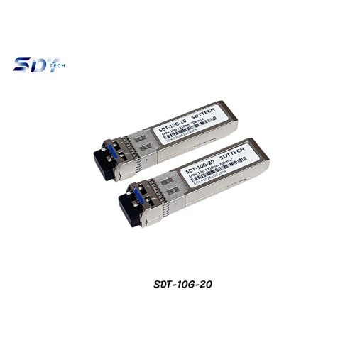 10G SFP+ SM LC DX DDM 20KM รุ่น SDT-10G-20