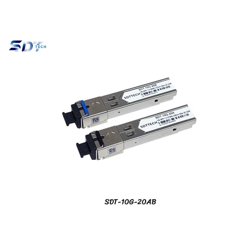 SDT | SFP+ SC BIDI-1270/1330 10G DDM SM 20KM