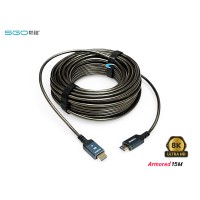 สาย HDMI Fiber SGO 8K@60Hz ยาว 15 เมตร (Armored)