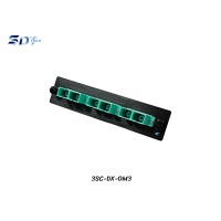 SNAP-IN Aluminum Plate 3SC Aqua OM3 Duplex SNAP-IN Aluminum Plate 3SC Aqua OM3 Duplex