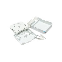 กล่องพักสายไฟเบอร์ออฟติก 2 Core Indoor (มีฝาปิด)